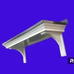 A  GRP Georgian Style  Over Door Canopy - The Elsby (1370mm - 1500mm}