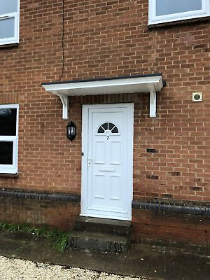 A GRP Georgian Style Over Door Canopy - The Elsby (1370mm - 1500mm} - Image 5